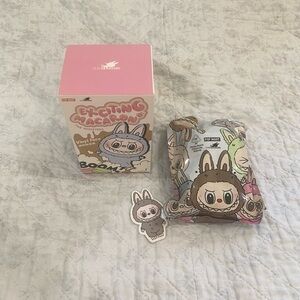 Pop Mart Authentic Labubu Exciting Macaron Toffee Plush Pendant